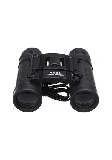 Nikula 8x21 Av Dürbünü - 131m/1000m - Kauçuk Kaplama Siyah