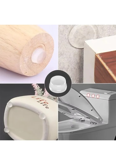 Expertland Kendinden Yapışkanlı Mobilya Amortisör, 20 Adet. 265863479 Beyaz