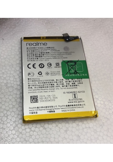 Realme 6İ Rmx2040 Batarya 5000 Mah