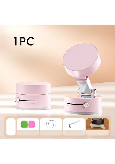 Suntek Jenerik Araba Telefon Tutucu Güçlü Vakum Emme Pembe