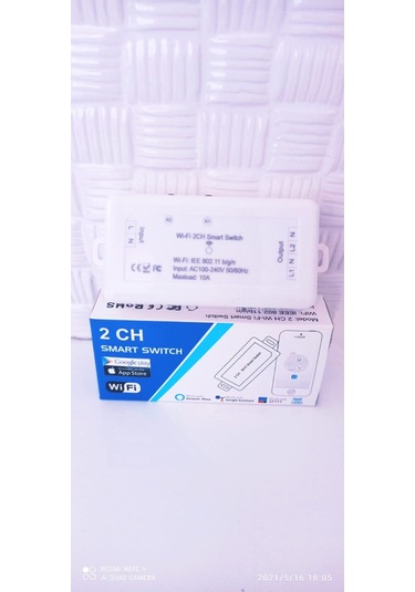 Tuya Wifi Destekli 2 Kanal Çıkışlı Akıllı Uzaktan Kontrol