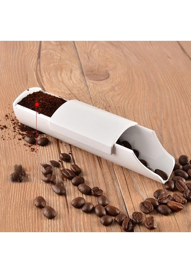 Suntek Kahve Kaşığı Yemek Pişirme Aracı Mutfak Aksesuarları Beyaz