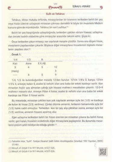 İzahu'l Feraiz - Açıklamalı Ve Çözümlü İslam Miras Hukuku Qr ...