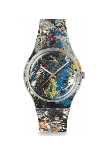 Suoz366 Swatch Pollock's Alchemy Unisex Kol Saati Suoz366 Gri