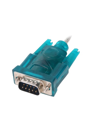 Springsun Usb'den Rs-232'ye Erkek 1.2m Transparan Yeşil Kablosu - 1+ Mbps Veri Transferi, Çoklu İşletim Sistemi Desteği, Paketli