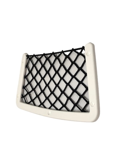 Plastik Fileli Ceplik Tekne ve Karavan Eşya Cepliği Beyaz