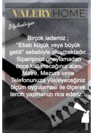 Valery Home Oval Comfort Puffy Ponpon Saçaklı Peluş Yolluk Açık G