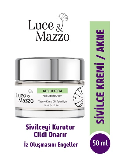 Luce & Mazzo Akne ve Sivilce Kremi 50 ML