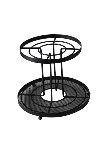 Homyl Ev Eğlencesi Için Şık Cam İçecek Dispenseri Standı Siyah