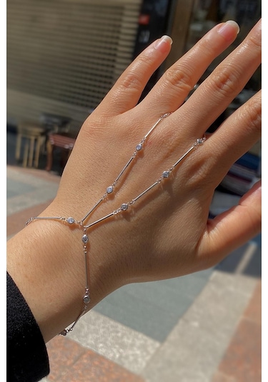 Gümüş Taşlı Çubuklu Şahmeran Bileklik Cm5626e9 Diğer