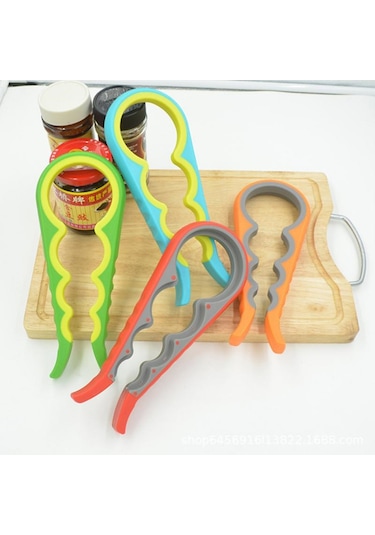 Pratik Konserve / Kavanoz Ve Şişe Kapak Açacak Çok Renkli