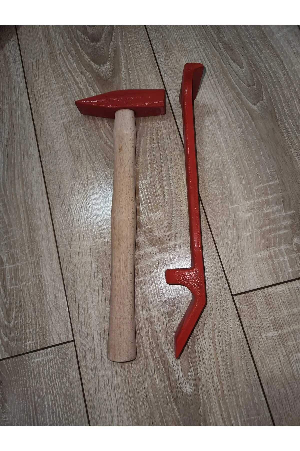 Laminant Parke Çektirme Çeki Demiri 3cm 32cm Ve 500gr Çekiç -