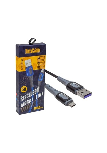 Powermaster Pm-3780 Örgülü 5 Amper Micro Usb Hızlı Şarj Data Kablosu