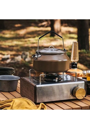 Kamp Su Isıtıcısı Kaynar Ocak Üstü Su Isıtıcısı Gümüş Çok Renkli