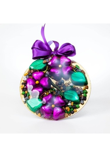 Kadınlar Günü Yaldızlı Yonca Çikolata