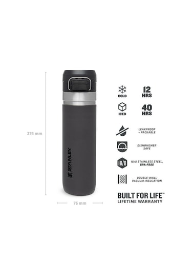 Stanley The Quick Flip Paslanmaz Çelik Termos 0.70 LT Füme