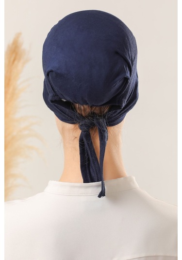 Sihirli Yapışkanlı Kaymayan Bone Lacivert Lacivert