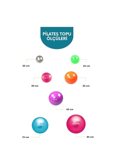 Delta 25 Cm Dura-strong Mini Pilates Topu Denge Egzersiz Topu-mor