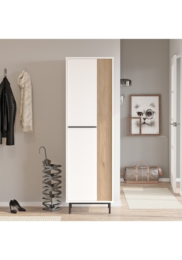 Robin Home Rio Ayakkabılık Metal Ayaklı 9 Raflı Sepet-beyaz Beyaz