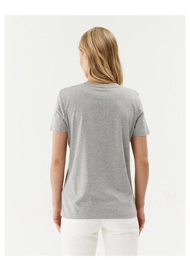 Tommyhilfiger Organik Pamuk Bayan T-shirt Gri