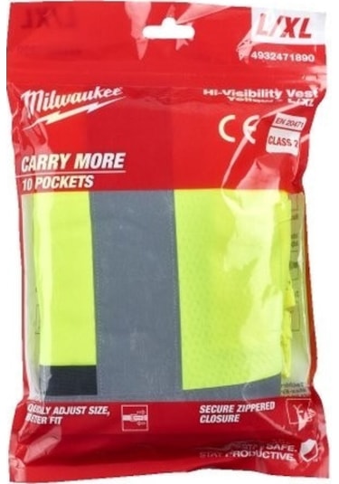 Milwaukee Yüksek Görünürlüklü Yelek Sarı L/xl 4932471890 Sarı