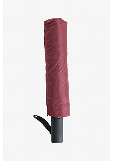 Rüzgara Ve Yağmura Dayanıklı Tam Otomatik Bordo Renk Şemsiye 8 Telli Bordo