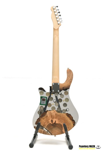 Elektro Gitar Custom Epoksi & Yıllanmış Ağaç Kişiye Özel Natural