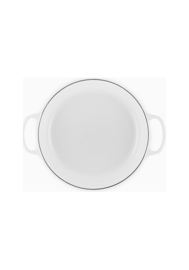 Le Creuset Gourmet Profesyonel Lüks Döküm Tencere Beyaz 28 Cm