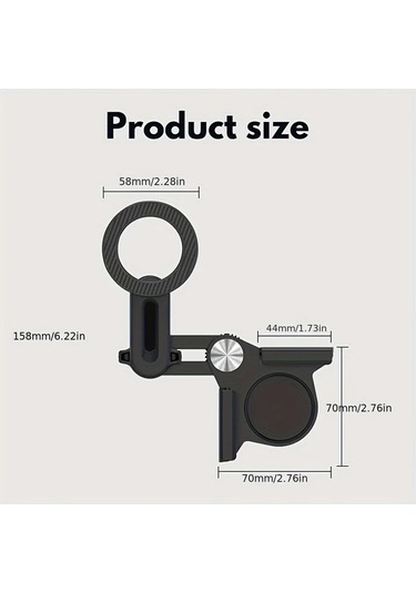 Gateesat Tesla Model 3 Y 360 Derece Dönen Manyetik Araç Telefon Tutucu Siyah