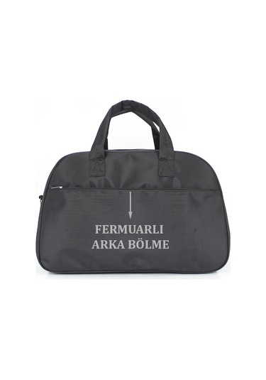 Case Club Orta Boy Seyahat Ve Spor Çantası Omuz Askılı Siyah