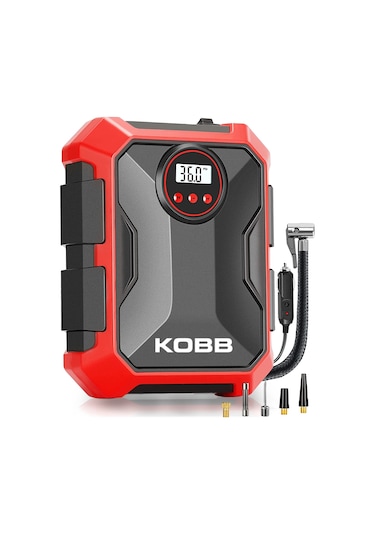 Kobb KB200 12V 150 Psi Ayarlanabilir Dijital Basınç Göstergeli Kompresör Hava Pompası
