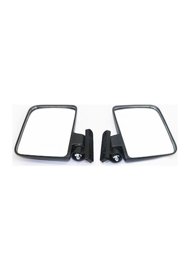 Wezone Golf Araçları İçin Evrensel Yan Görünüm Aynası - Sağlam Pp Kasa, Gerçek Cam Lens, Kör Noktaları Azaltır, Güvenliği Artırır