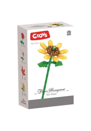 Ctoys Flower Arrangement Mini Blok Sunflower