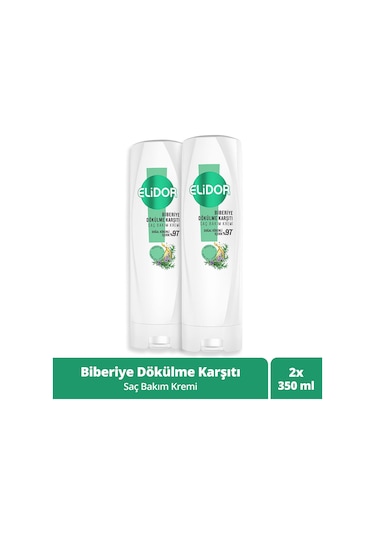 Elidor Biberiye Dökülme Karşıtı Saç Bakım Kremi 2 x 350 ML