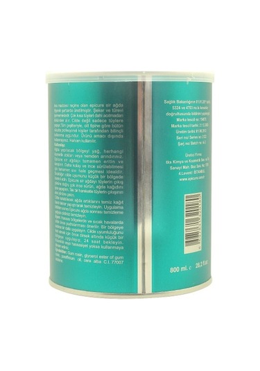 Epicure Azulen Konserve Sir Ağda 800 ML