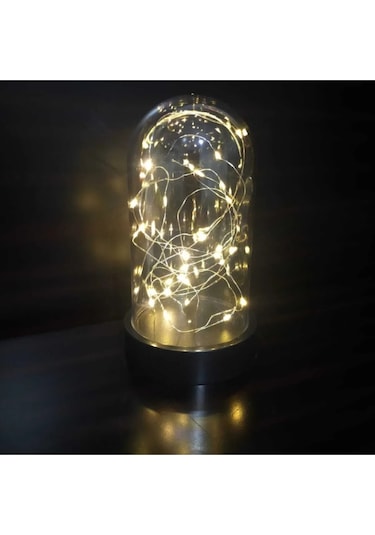 PERİ LEDLİ DEKORATİF LED FANUS Şeffaf