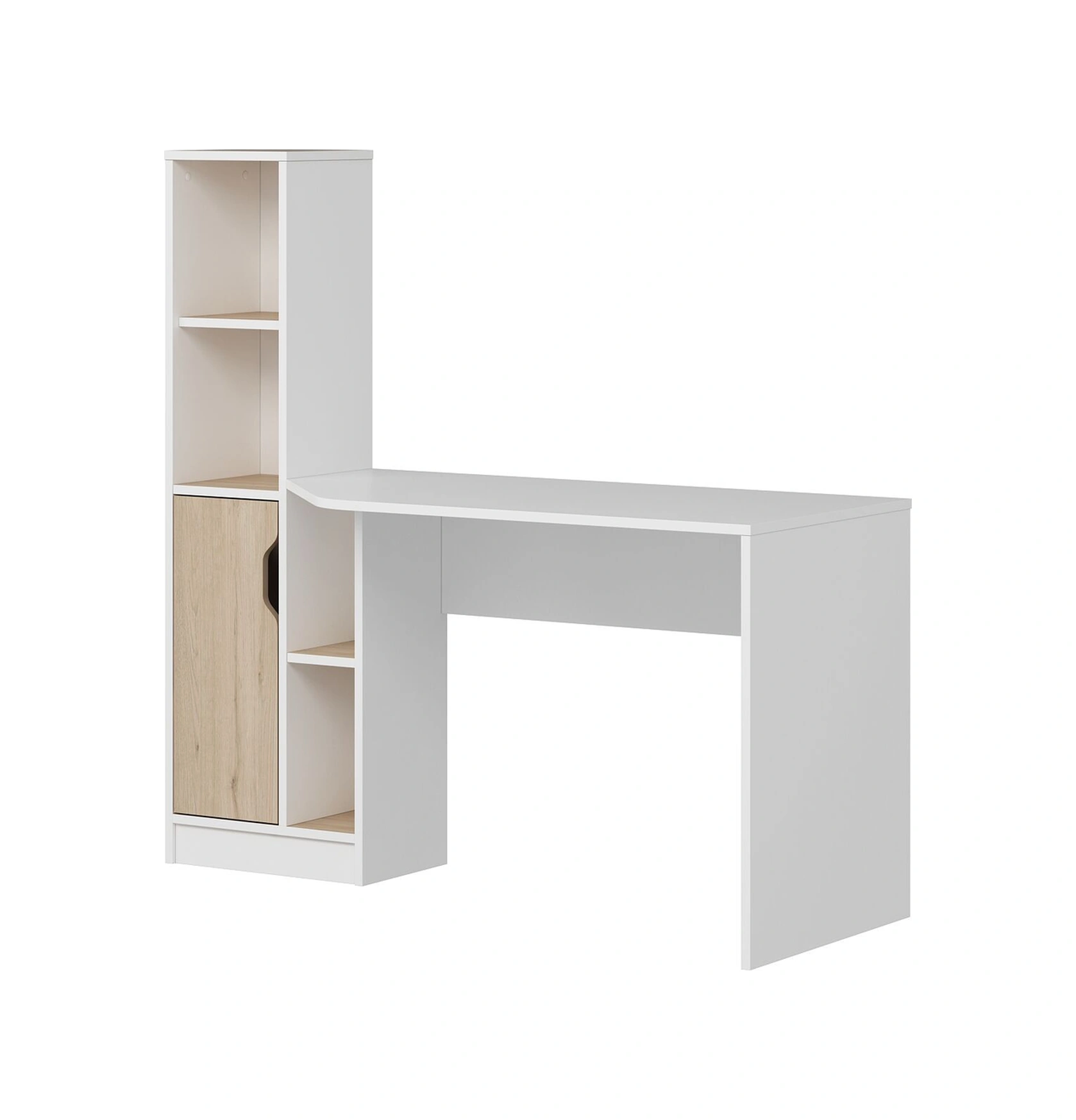 Viora Çalışma Masası - Beyaz/derin Sepet Çok Renkli