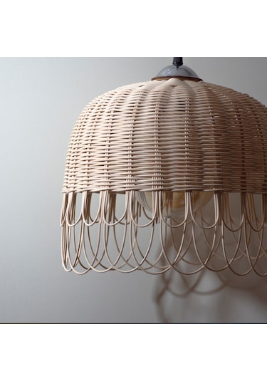 Doğal Rattan Bambu Avize: Pendant