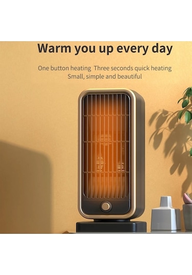Artfulabode Jl Mini Elektrikli Isıtıcı 500w, Ptc Seramik Hızlı Isıtma Fanı
