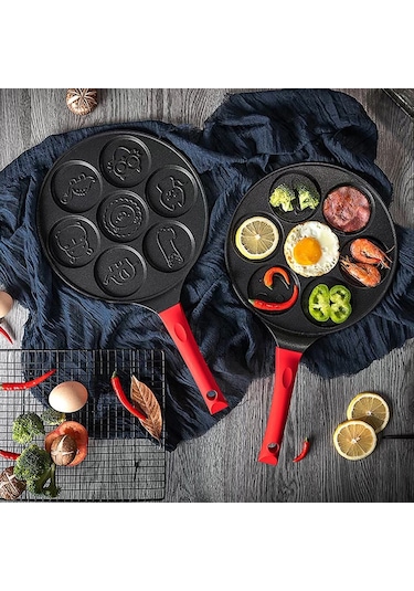 Yapışmaz Krep Tavası Siyah Siyah