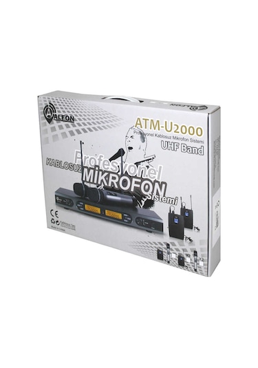 Alfon Atm-u2000 2yaka Uhf 99 Kanal Telsiz Mikrofon