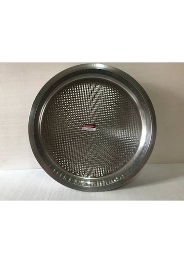 Çiğ Köfte Tepsisi - 6 Numara - Çelik Leğen Motifli - 54 CM