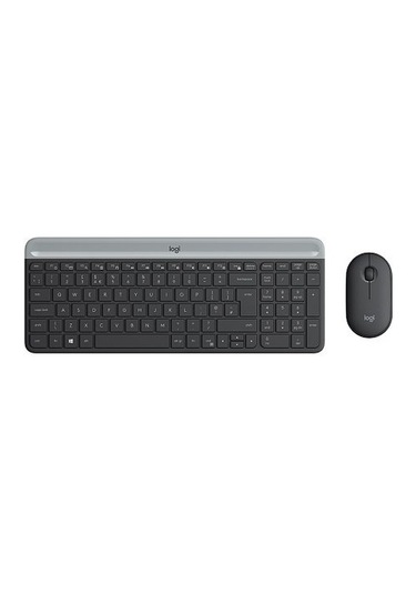 Logitech Mk470 Q Kablosuz Usb Siyah Klavye/mouse Set 920-009435