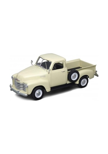Welly 1 24 1953 Chevrolet 3100 Pick Up Model Araba - Krem