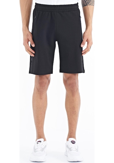 Tommy Life Alfred Siyah Standart Kalıp Erkek Şort - 81244 Siyah