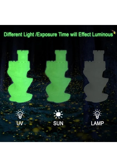 Brightnova Karanlıkta Parlayan Pla 3d Yazıcı Filamenti 1.75mm Luminous Green 1kg 2.2 Lbs Spool Güçlü Yapışma