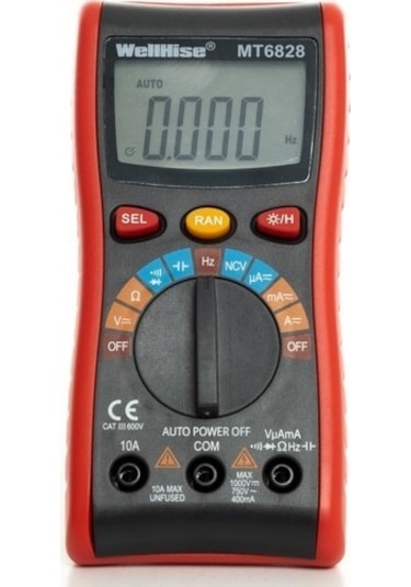 Wellhise Mt6828 Dijital Multimetre Ölçü Aleti