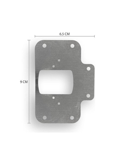 Menteşe Tamir Sacı Pratik Paslanmaz Dolap Tamir Onarım Kiti Kapak