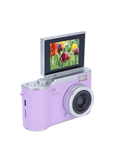 Lk007 Fotoğraf Makinesi Mor Çocuk Kamera