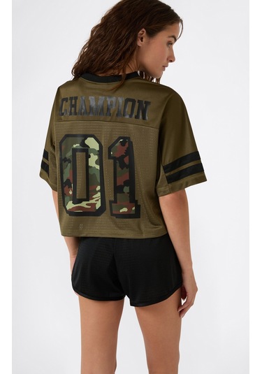Champıon Kadın T-shırt 118461-gs519 Yeşil